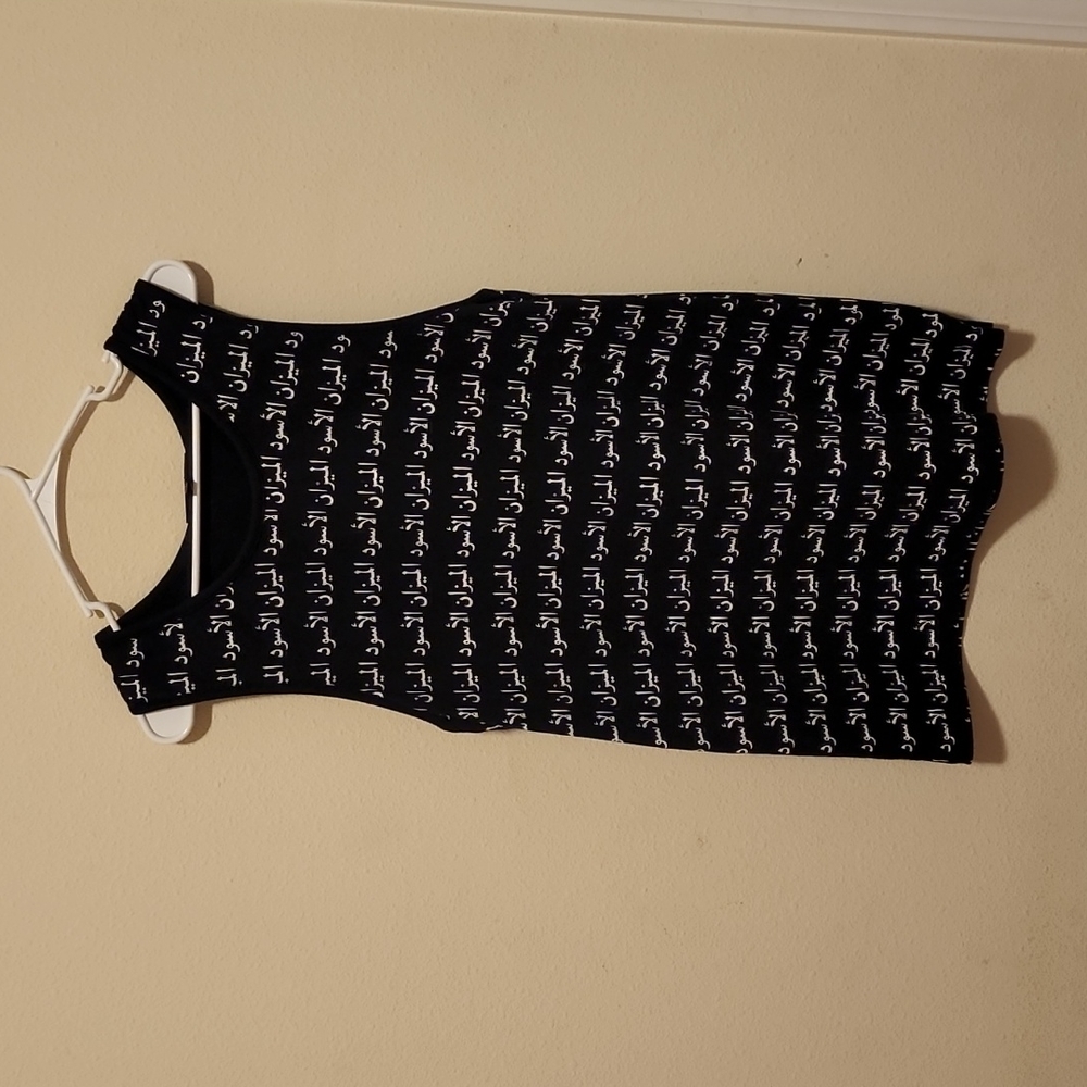 Black Scale tank top
